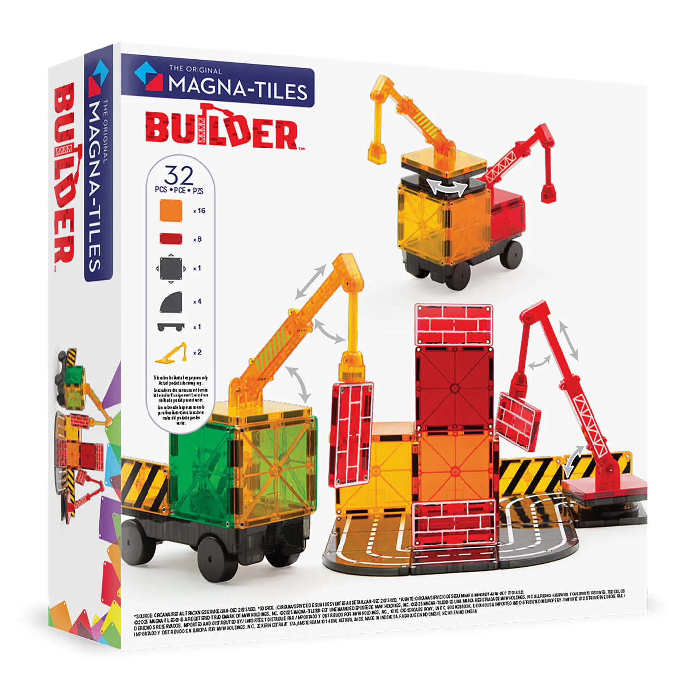 MAGNA-TILES Builders 32-Piece Set