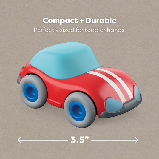 Red Speedster Car with Momentum Motor
