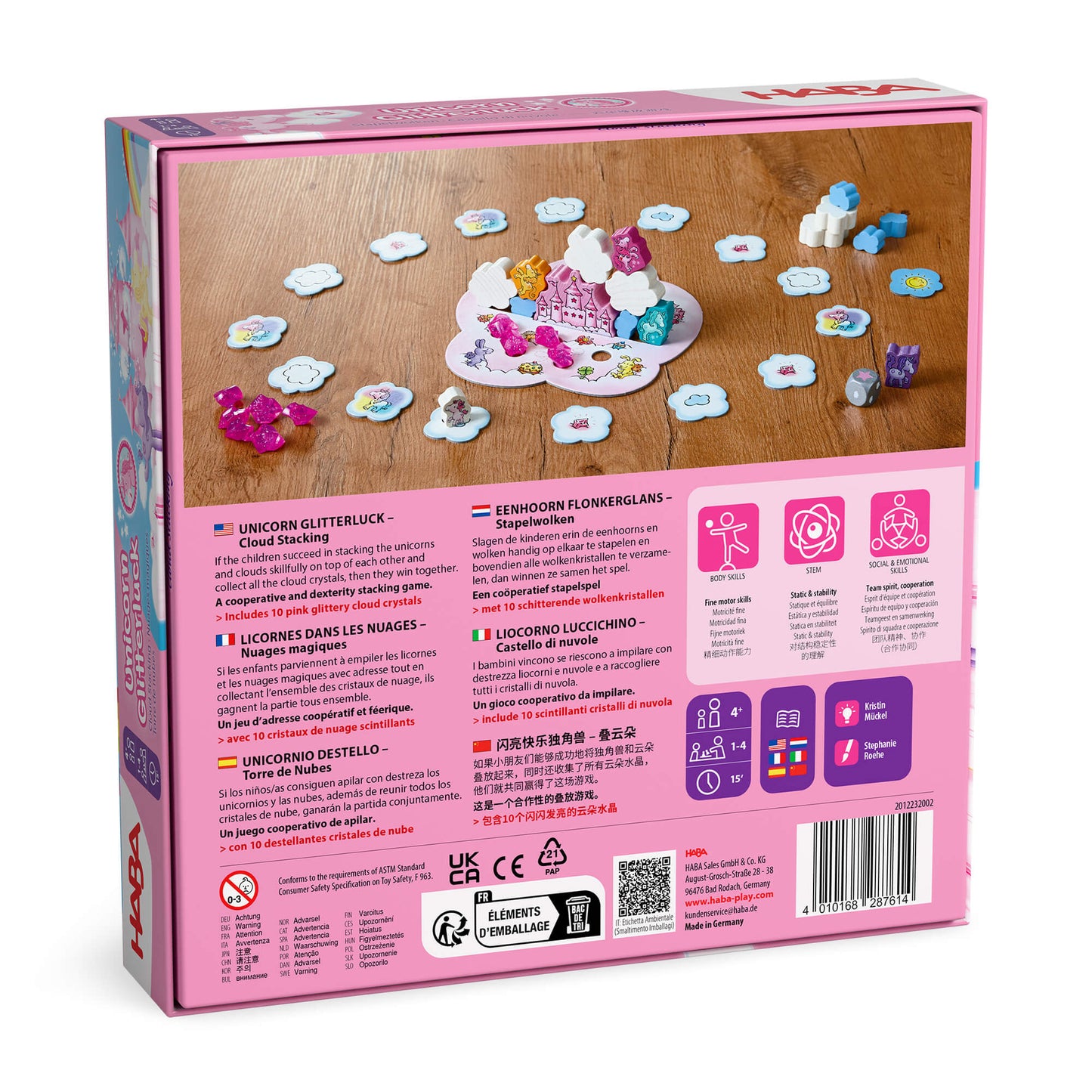 Unicorn Glitterluck-Cloud Stacking Game