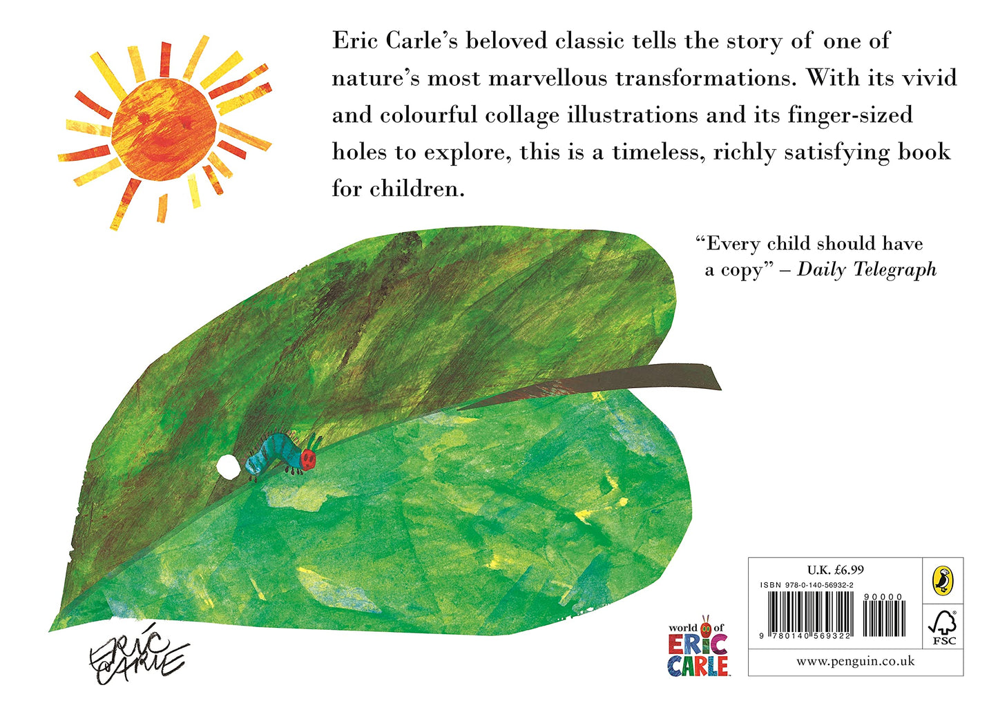 La oruga muy hambrienta/The Very Hungry Caterpillar: Bilingual Board Book