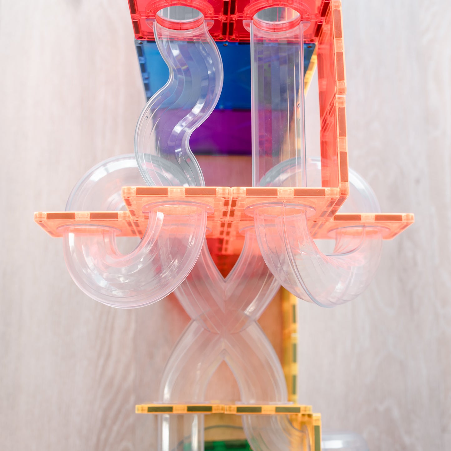 CONNETIX Magnetic Tiles Rainbow Ball Expansion Pack 66 Piezas
