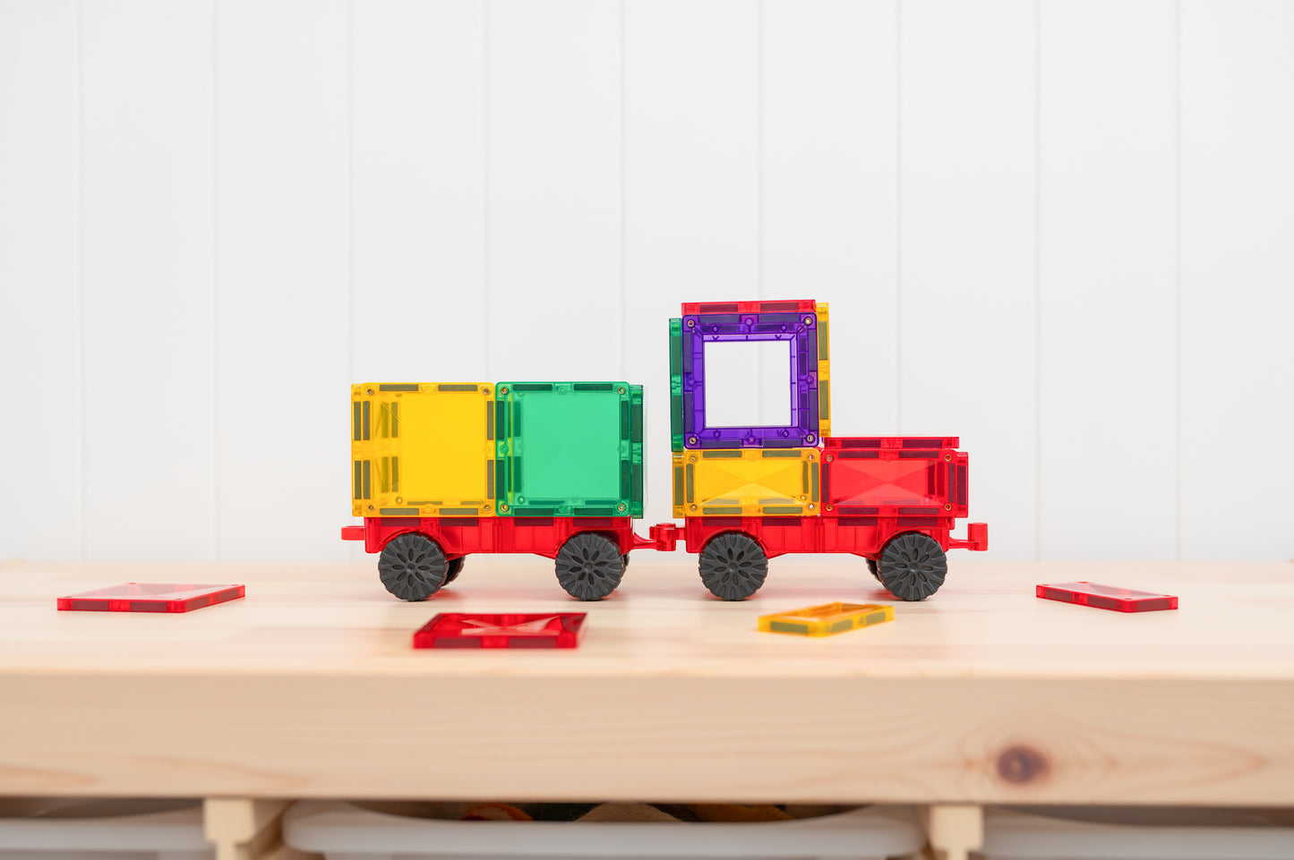 CONNETIX Magnetic Tiles Rainbow Motion Pack 24 piezas