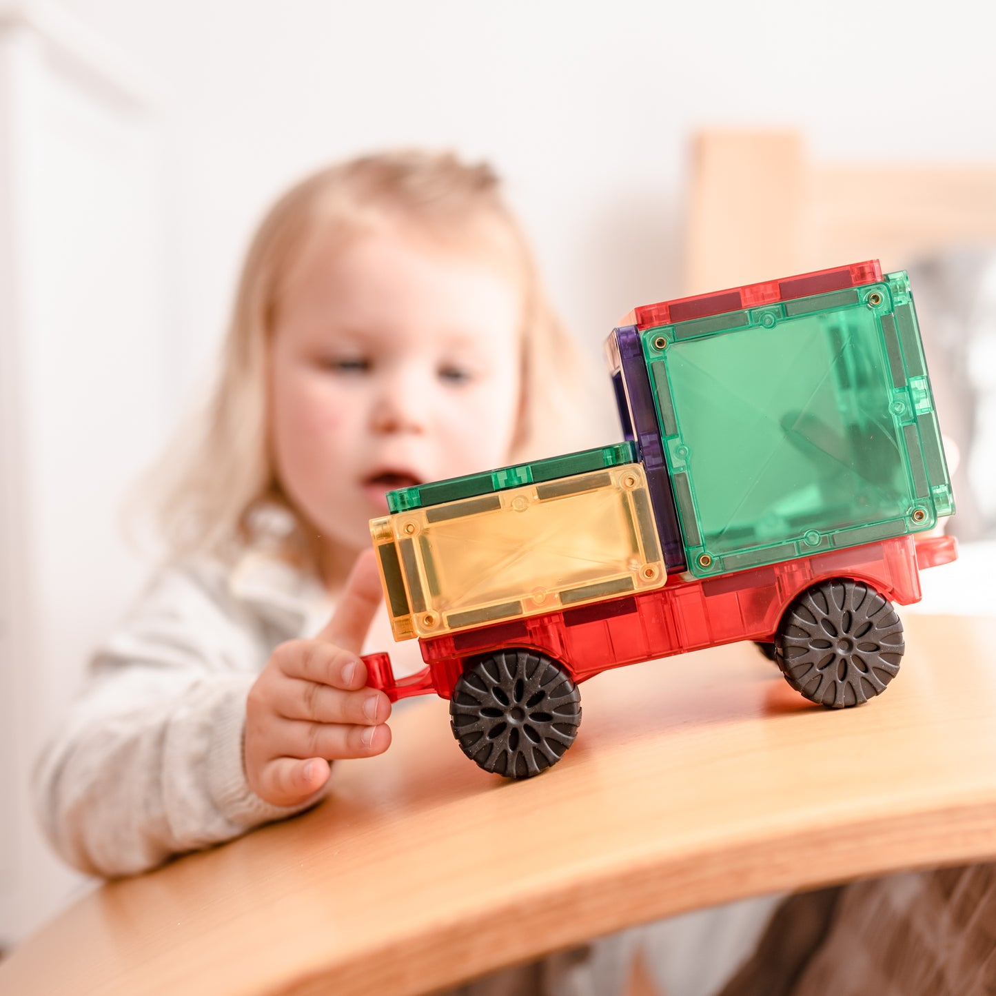 CONNETIX Magnetic Tiles Rainbow Motion Pack 24 piezas