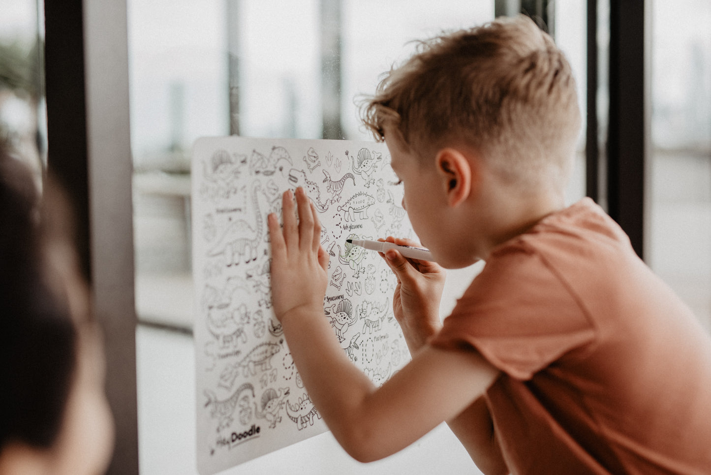 DinoRoar Classic Coloring & Doodle Mat