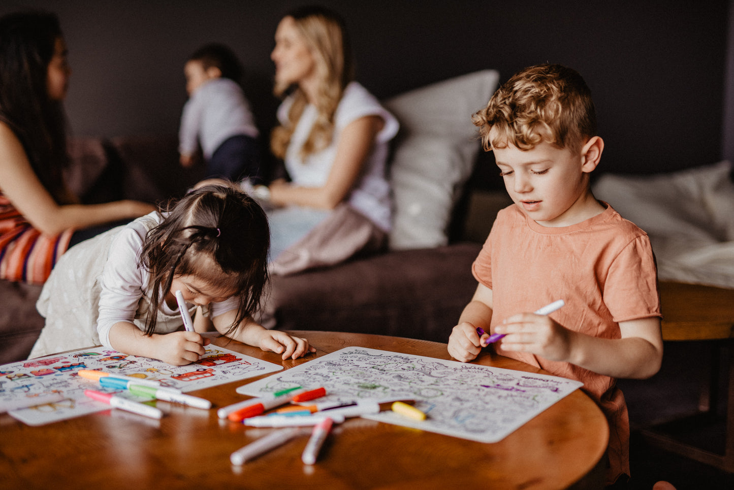 DinoRoar Classic Coloring & Doodle Mat