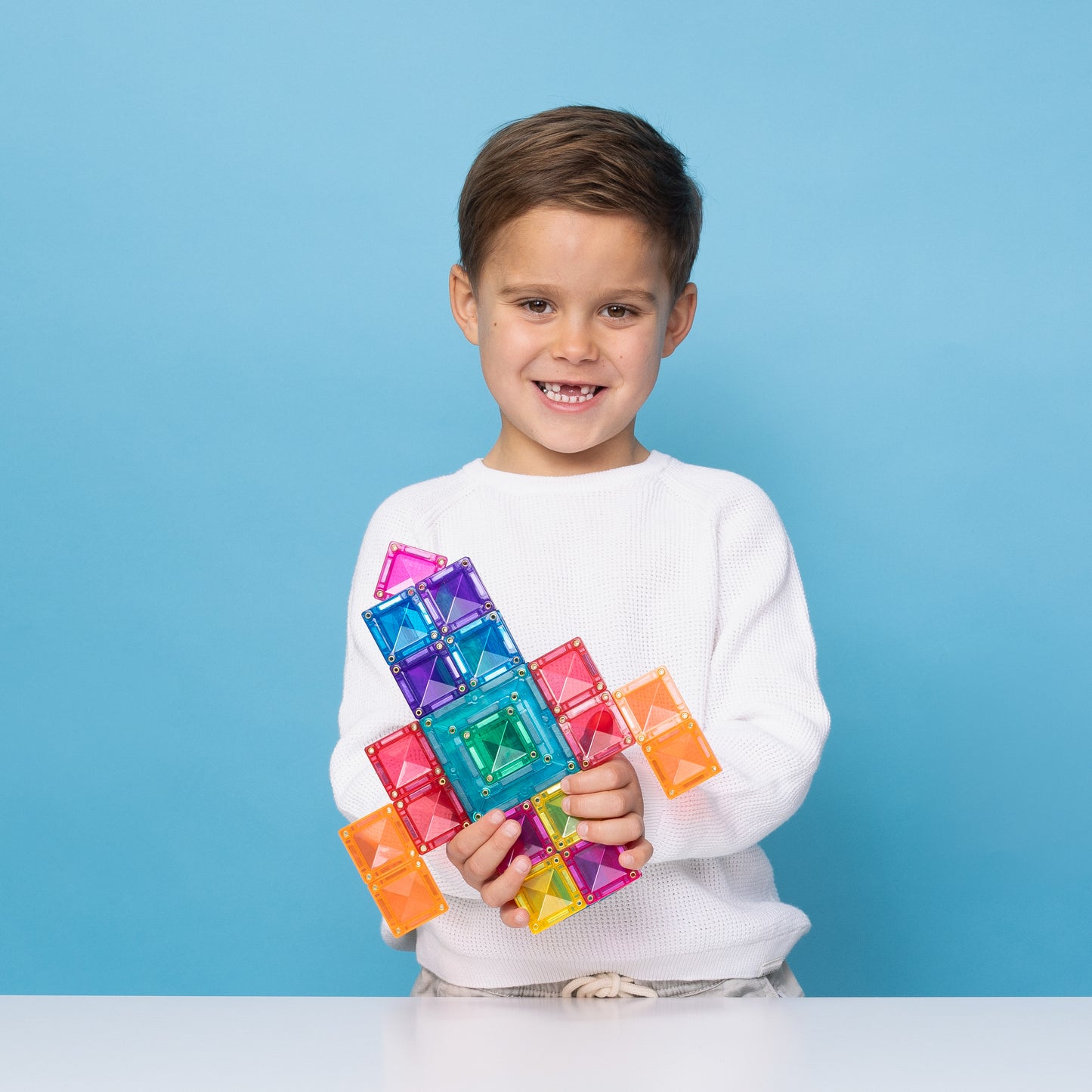 CONNETIX Magnetic Tiles Bright Portal Pack 48 Piezas