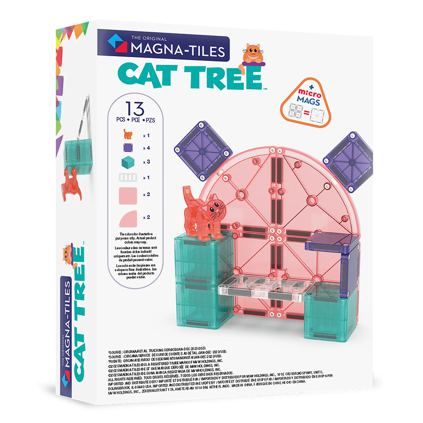 MAGNA-TILES Cat Tree 13-Piece Set
