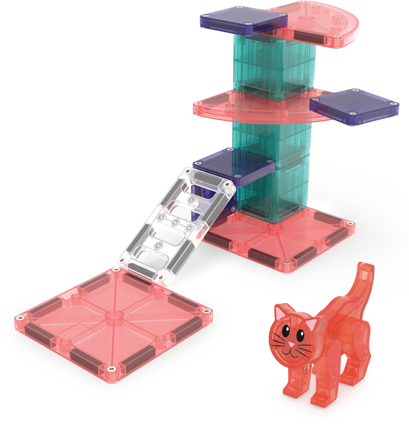 MAGNA-TILES Cat Tree 13-Piece Set
