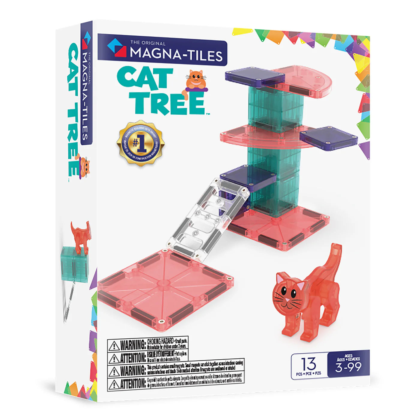MAGNA-TILES Cat Tree 13-Piece Set
