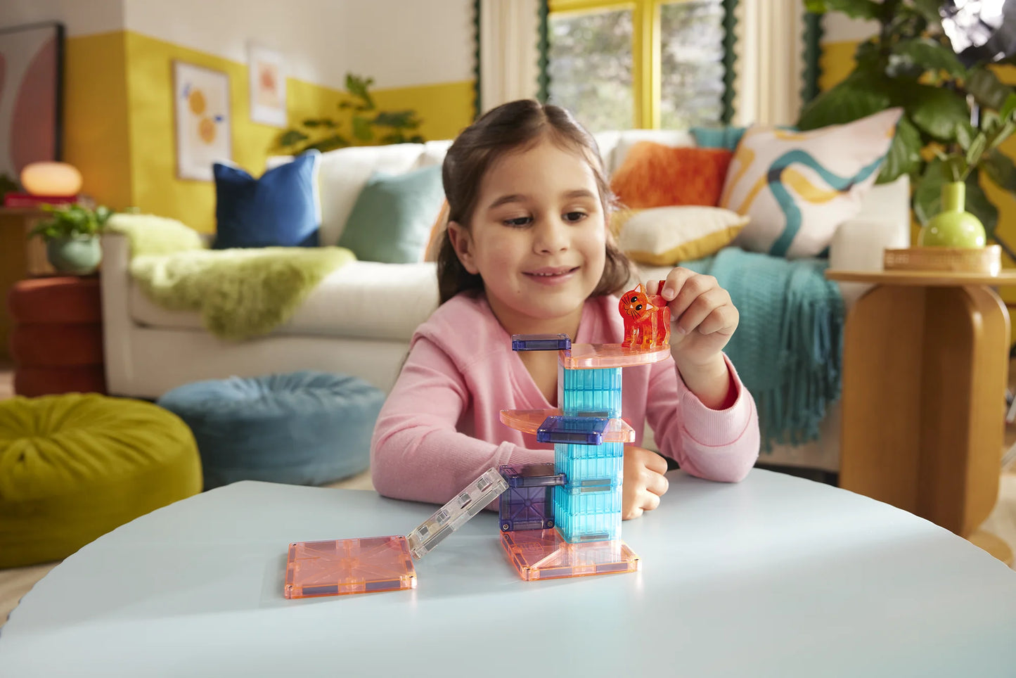 MAGNA-TILES Cat Tree 13-Piece Set