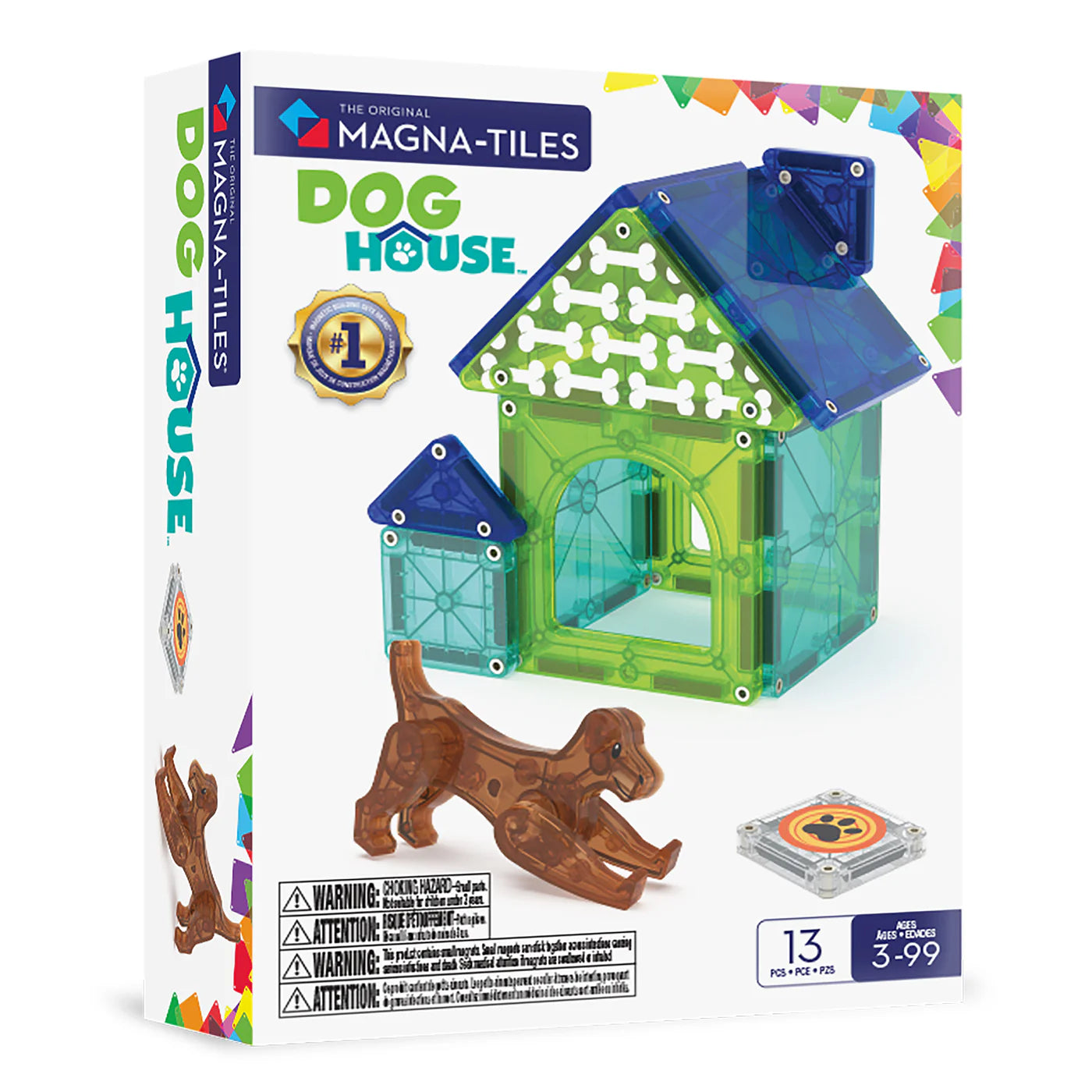 MAGNA-TILES Dog House 13-Piece Set