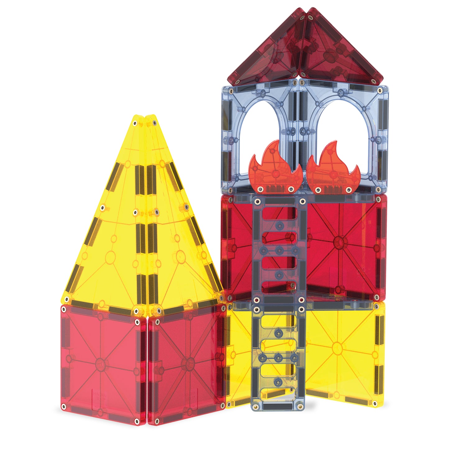 MAGNA-TILES Fire Rescue 27-Piece Set