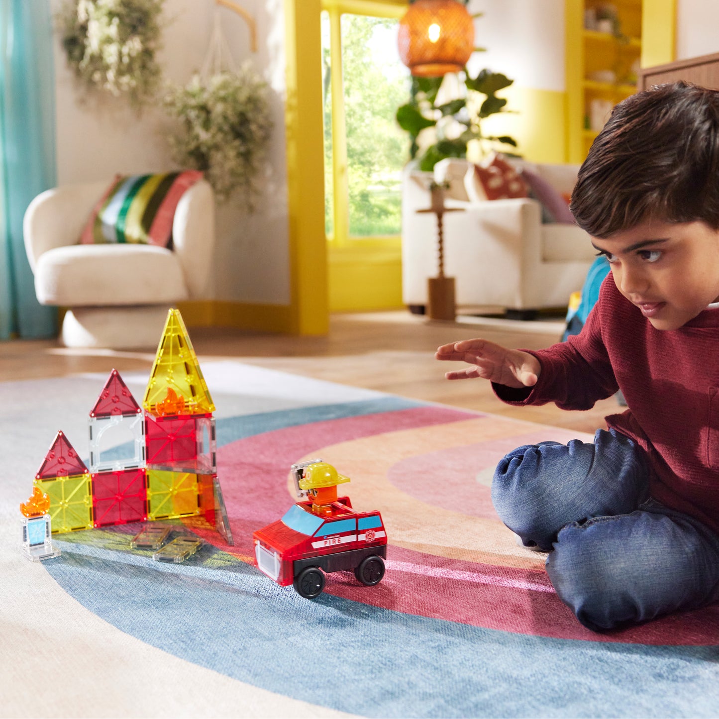 MAGNA-TILES Fire Rescue 27-Piece Set