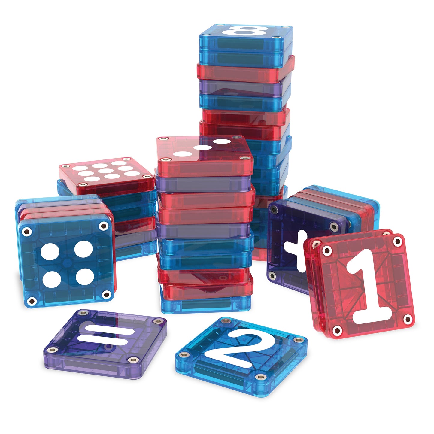 MAGNA-TILES® microMAGS LEARN Numbers™ 56-Piece Set