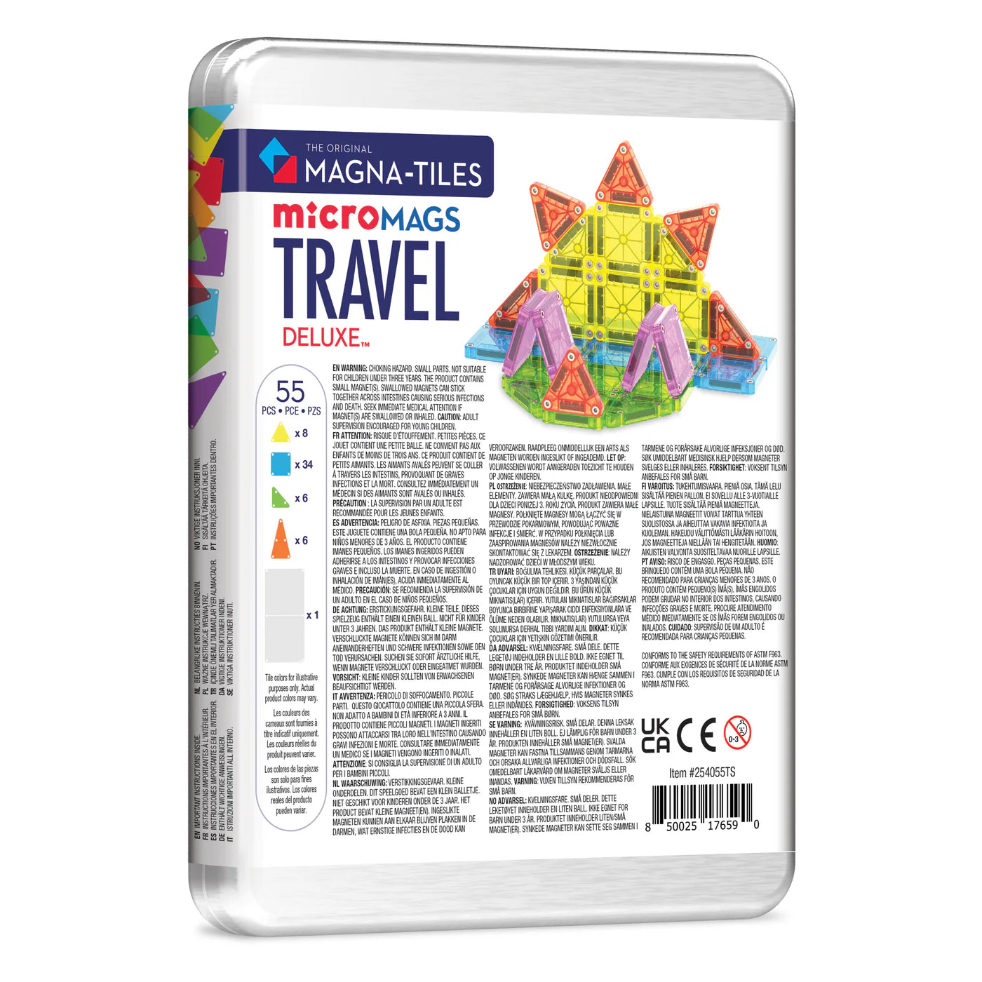 Magna-Tiles Travel Set Deluxe™ 55-Piece Set