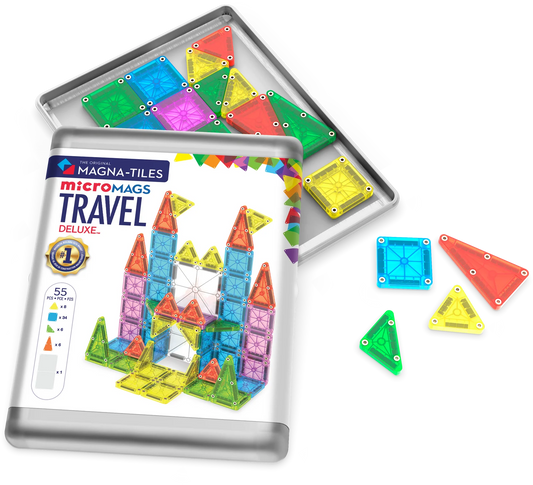 Magna-Tiles® Travel Set Deluxe™ 55-Piece Set