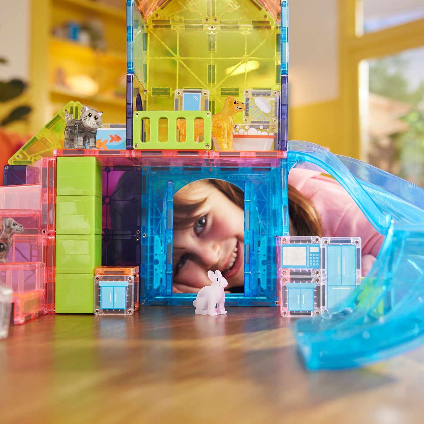 MAGNA-TILES Pet Playhouse 50-Piece Set