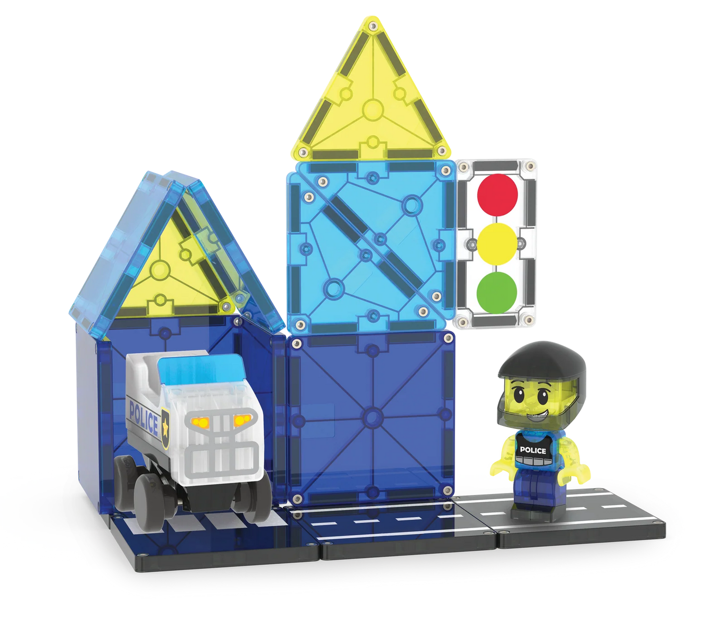 Magna-Tiles Police Patrol™ 20-Piece Set