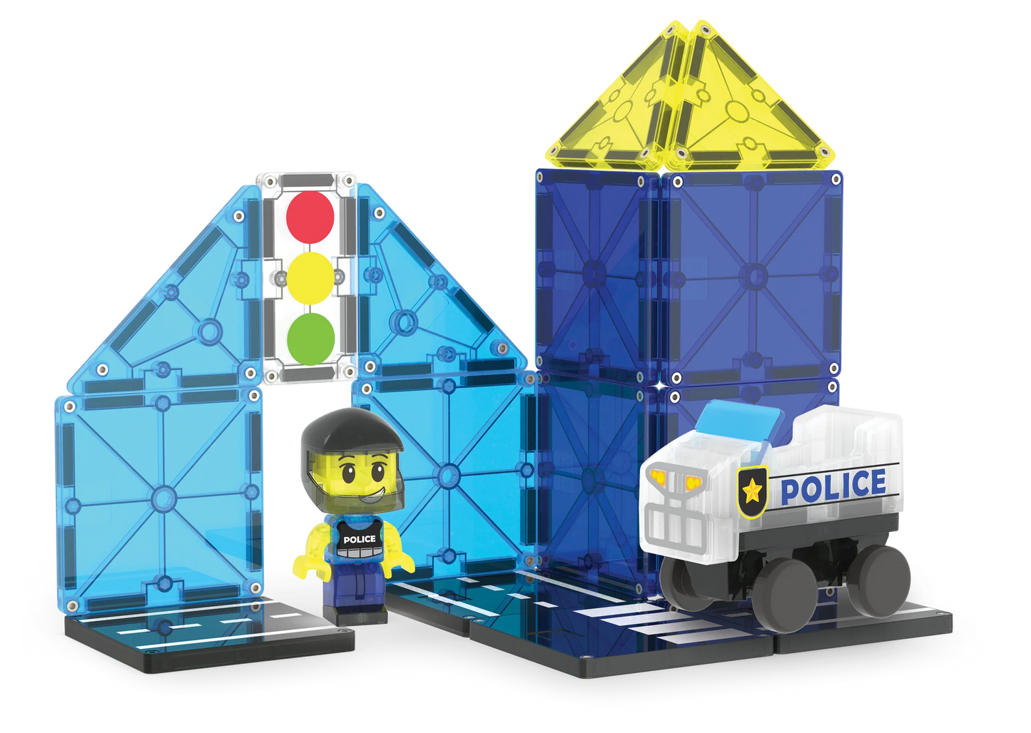 Magna-Tiles Police Patrol™ 20-Piece Set