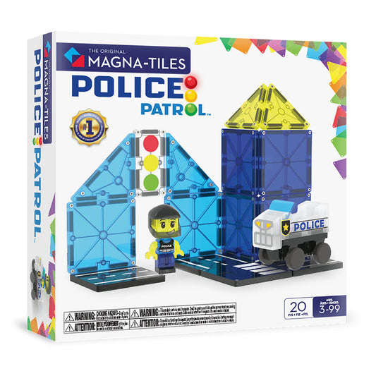 Magna-Tiles Police Patrol™ 20-Piece Set
