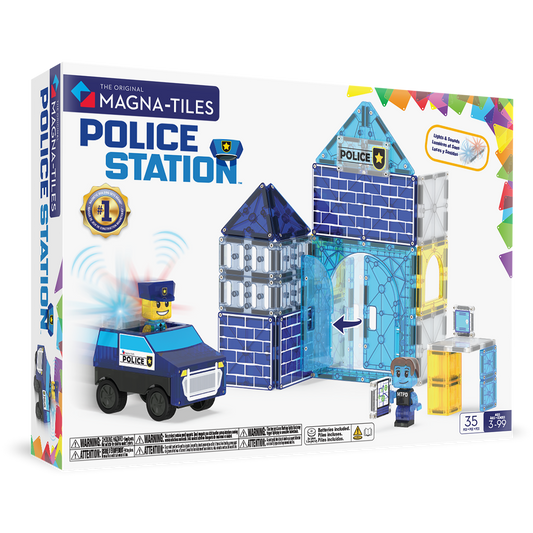 Magna-Tiles® Police Station 35-Piece Set