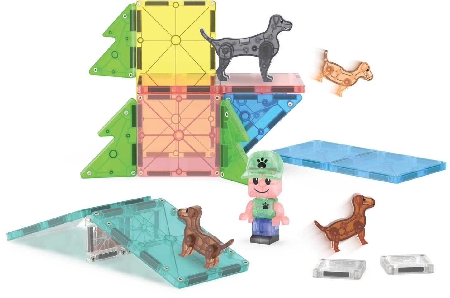 MAGNA-TILES Puppy Park 27-Piece Set