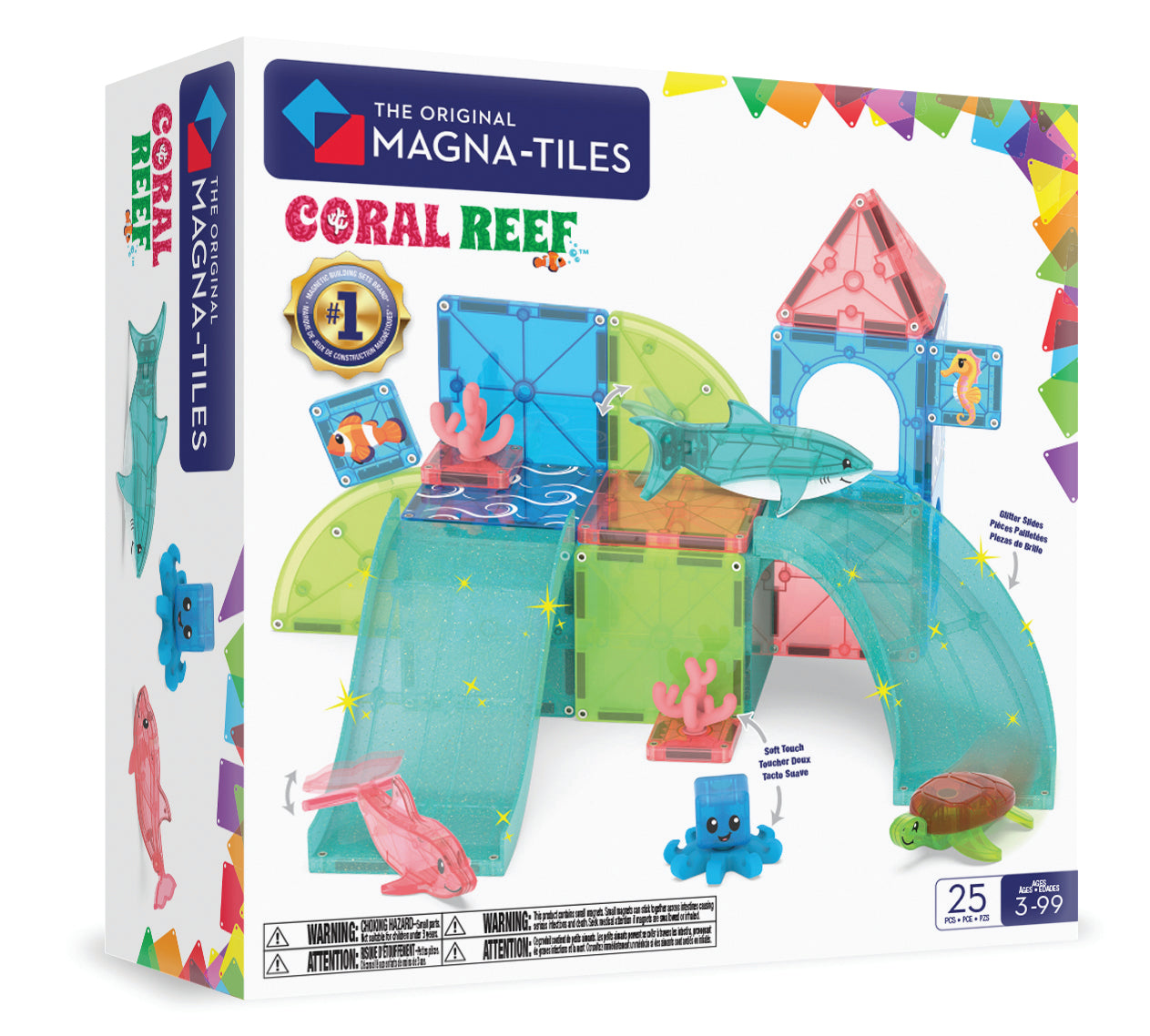 MAGNA-TILES® Coral Reef 25-Piece Set