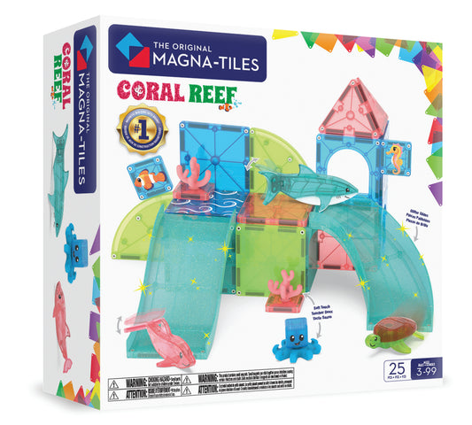 MAGNA-TILES Coral Reef 25-Piece Set