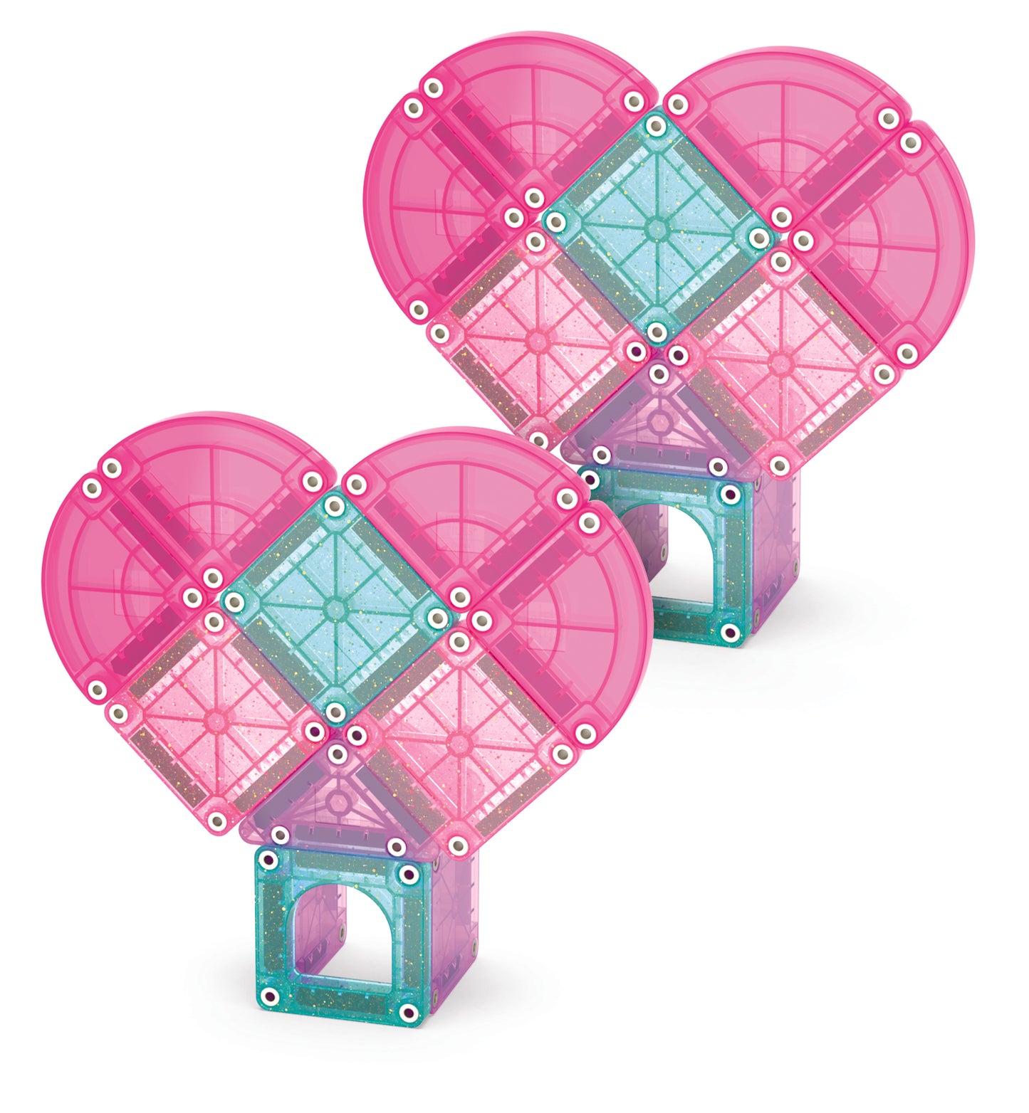 MAGNA-TILES microMAGS Heart to Heart 26-Piece Travel Set
