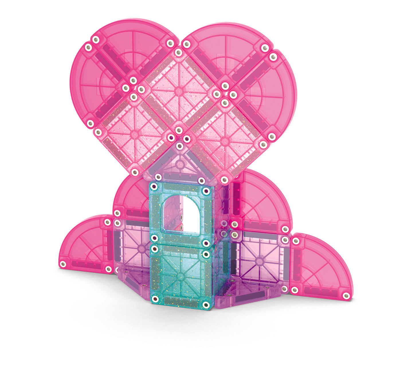 MAGNA-TILES microMAGS Heart to Heart 26-Piece Travel Set