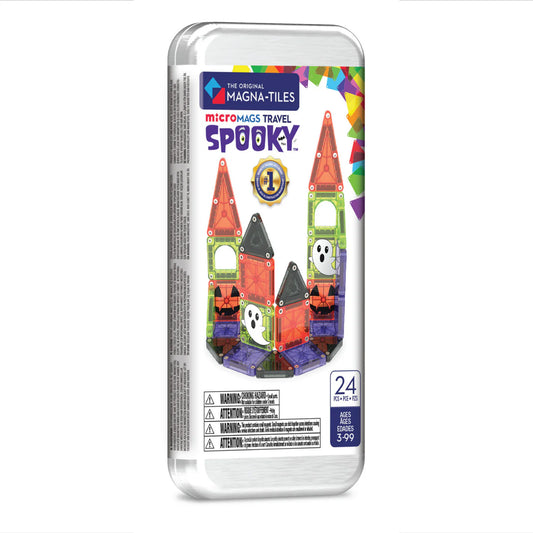 MAGNA-TILES microMAGS Spooky 24-Piece Travel Set