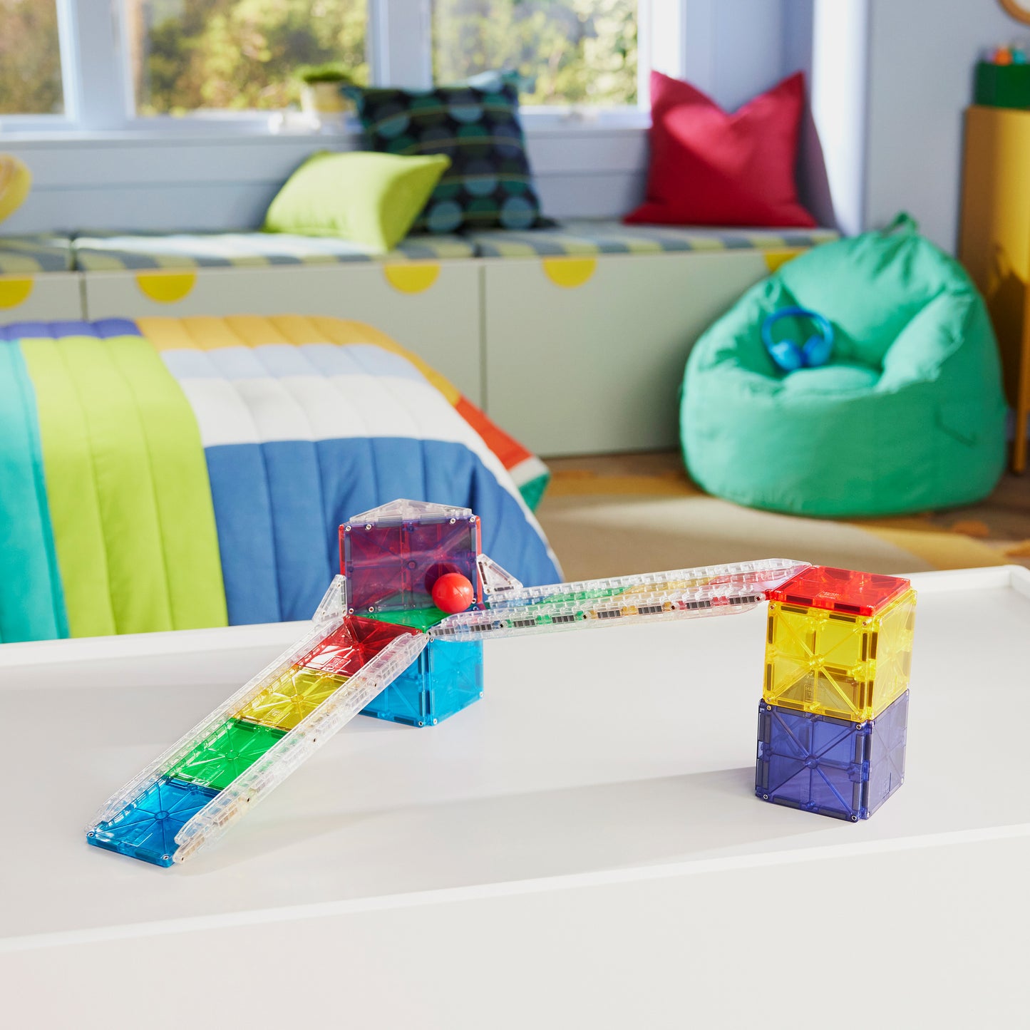 MAGNA-TILES Rail Racers 8-Piece Rail Pack