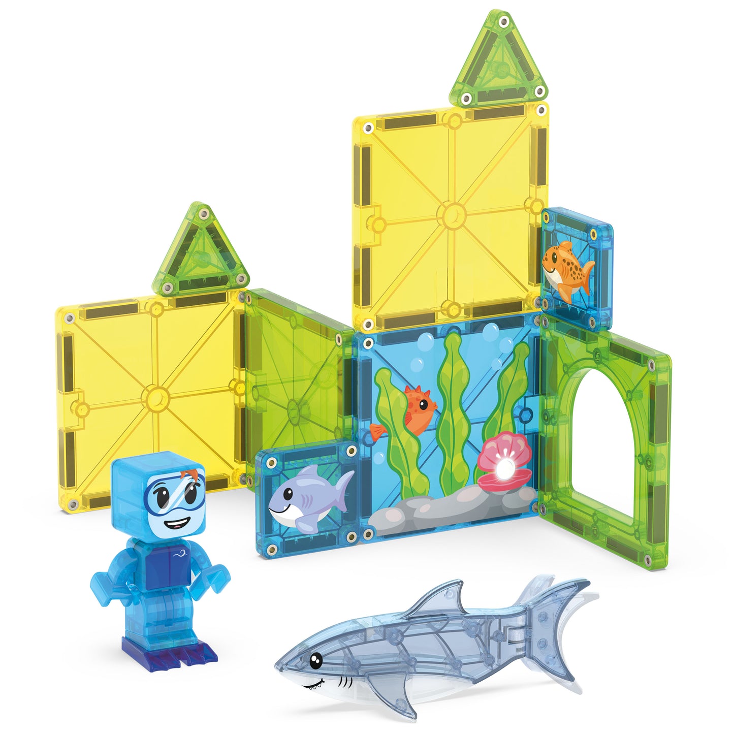MAGNA-TILES® Shark Dive 13-Piece Set