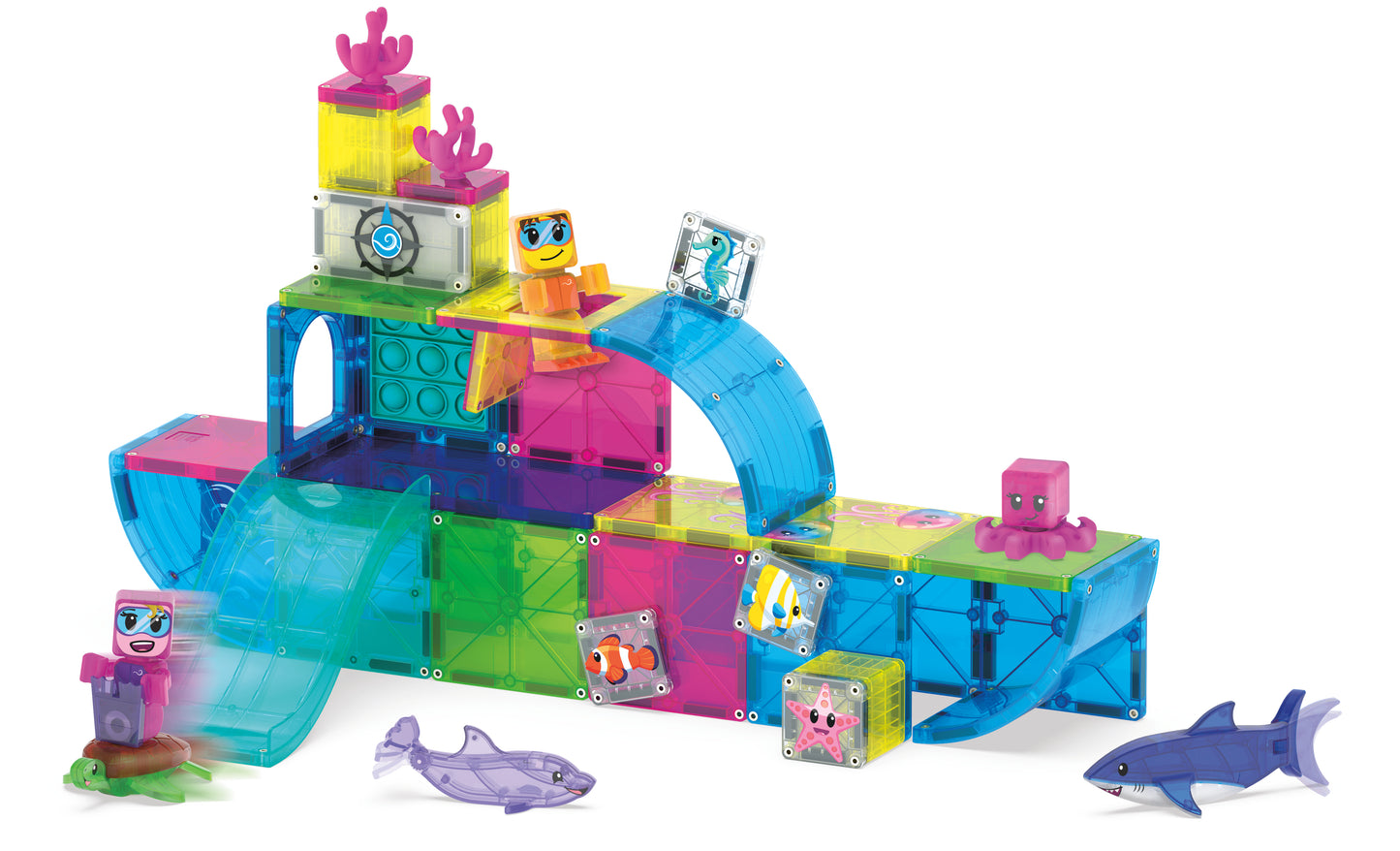 MAGNA-TILES® Undersea Adventure 58-Piece Set