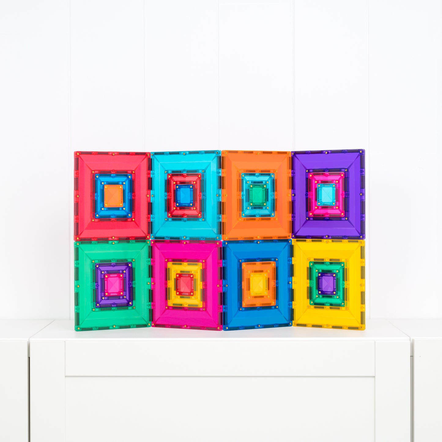 CONNETIX Magnetic Tiles Bright Portal Pack 48 Piezas