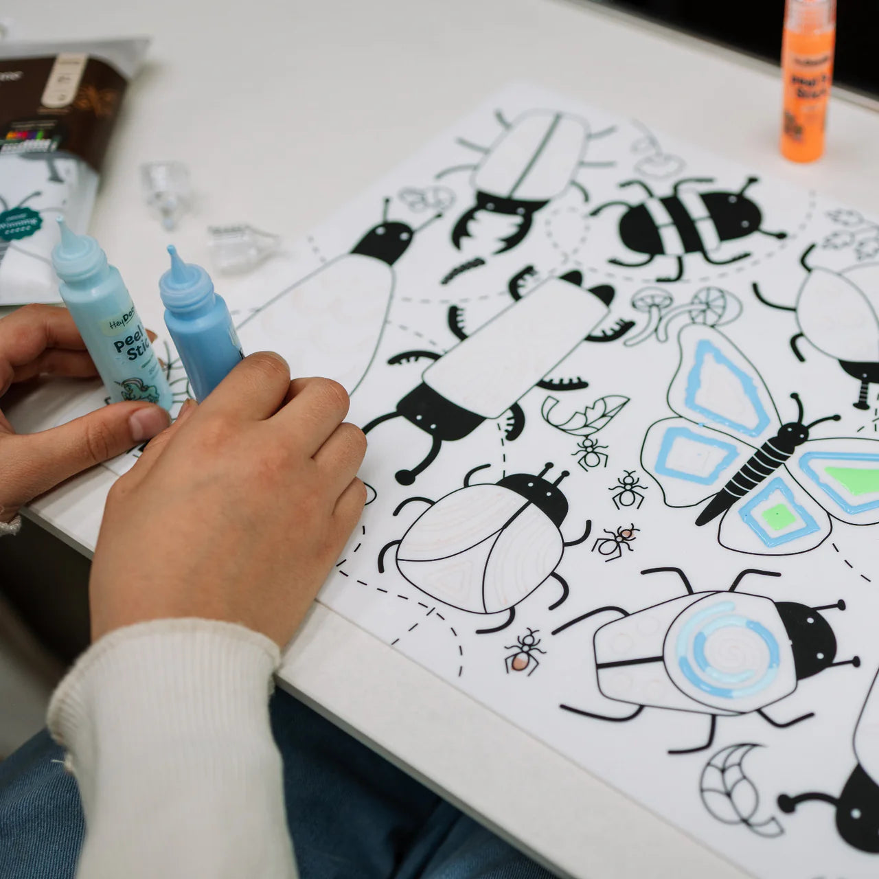 Solid Peel & Stick Paint - Easy Peel and Stickable Colors