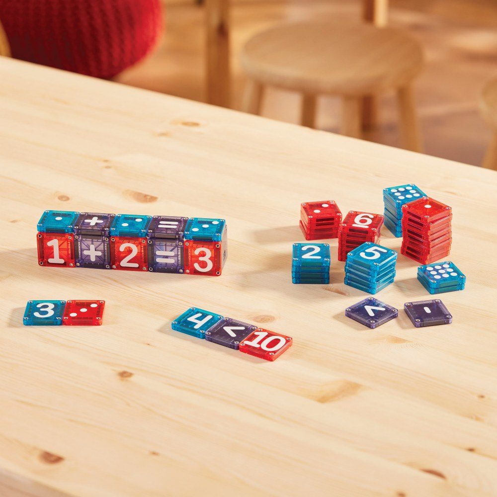MAGNA-TILES® microMAGS LEARN Numbers™ 56-Piece Set
