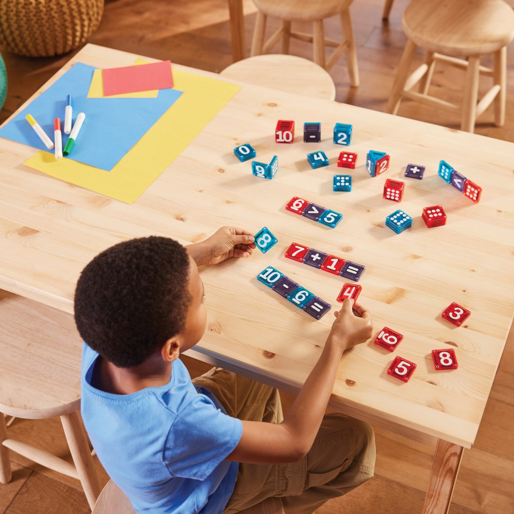 MAGNA-TILES® microMAGS LEARN Numbers™ 56-Piece Set