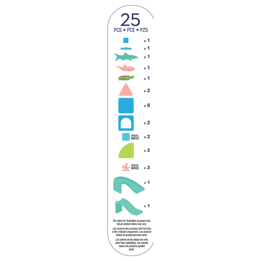 MAGNA-TILES® Coral Reef 25-Piece Set
