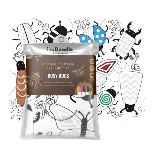 Busy Bugs Sensory Coloring & Doodle Mat