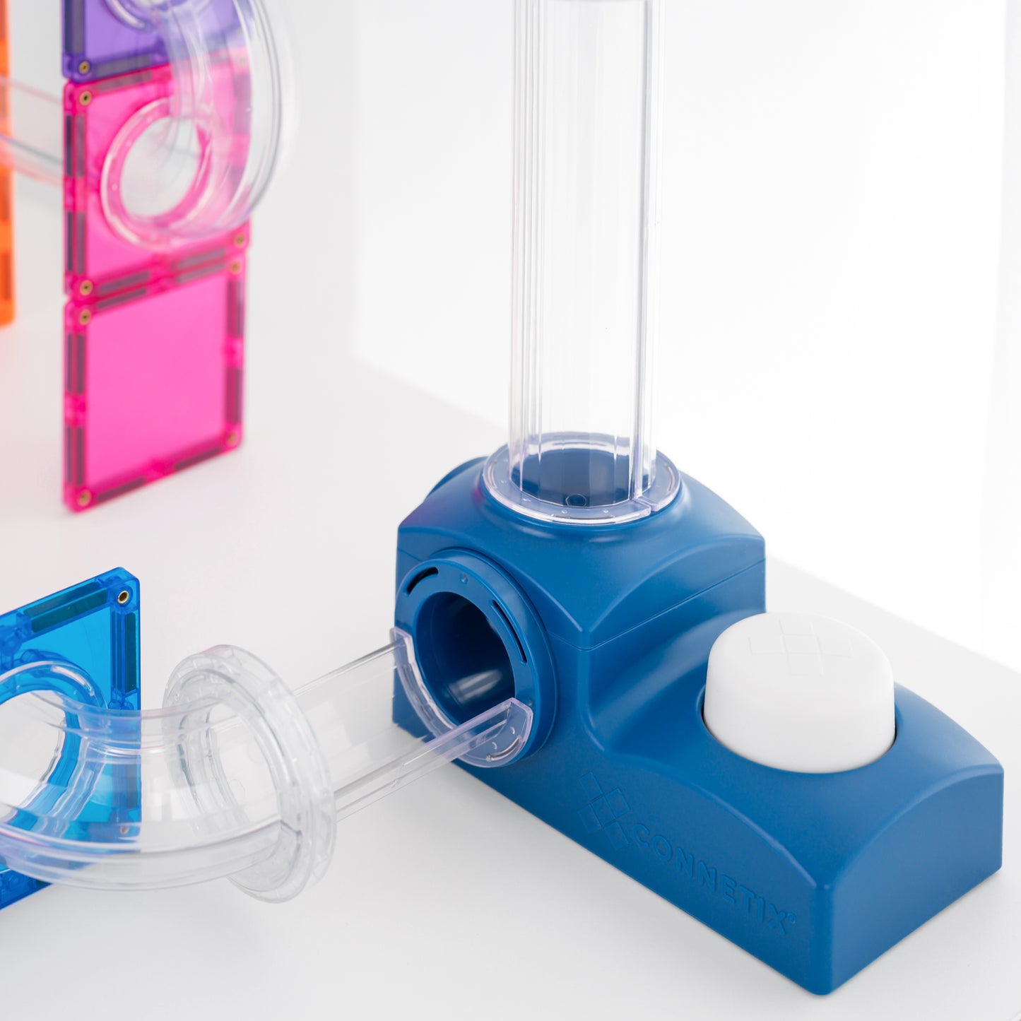 CONNETIX Magnetic Tiles Ball Run Launcher Pack 47 Piezas