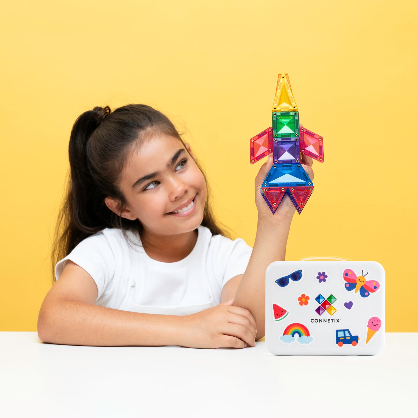 CONNETIX Magnetic Tiles Travel Mini Pack 32 Piezas