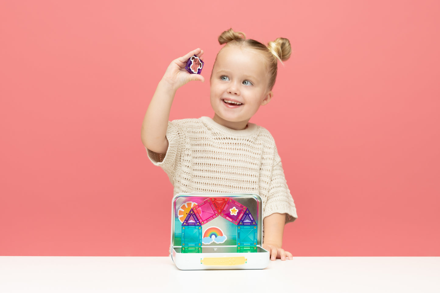 CONNETIX Magnetic Tiles Travel Mini Pack 32 Piezas