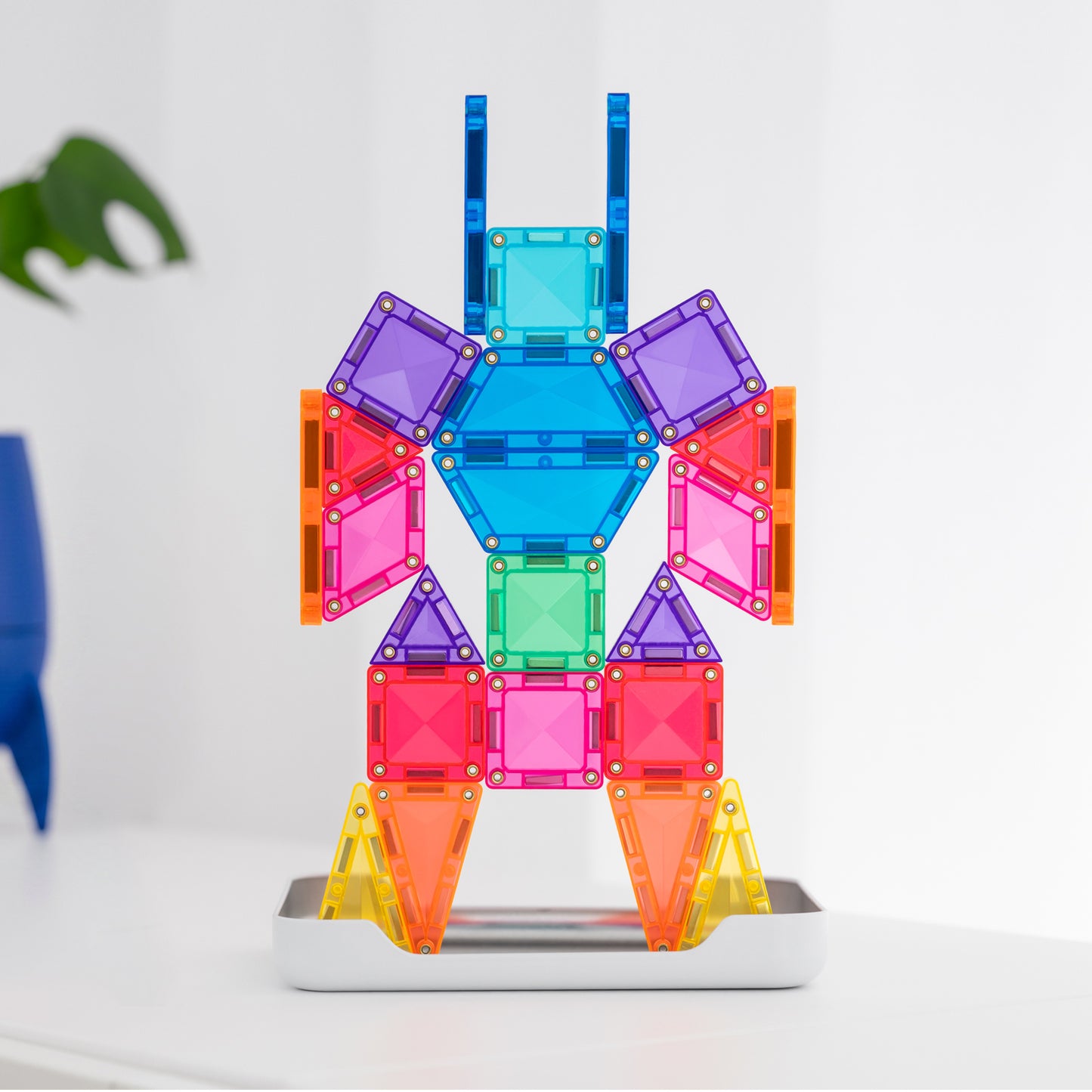 CONNETIX Magnetic Tiles Travel Mini Pack 32 Piezas