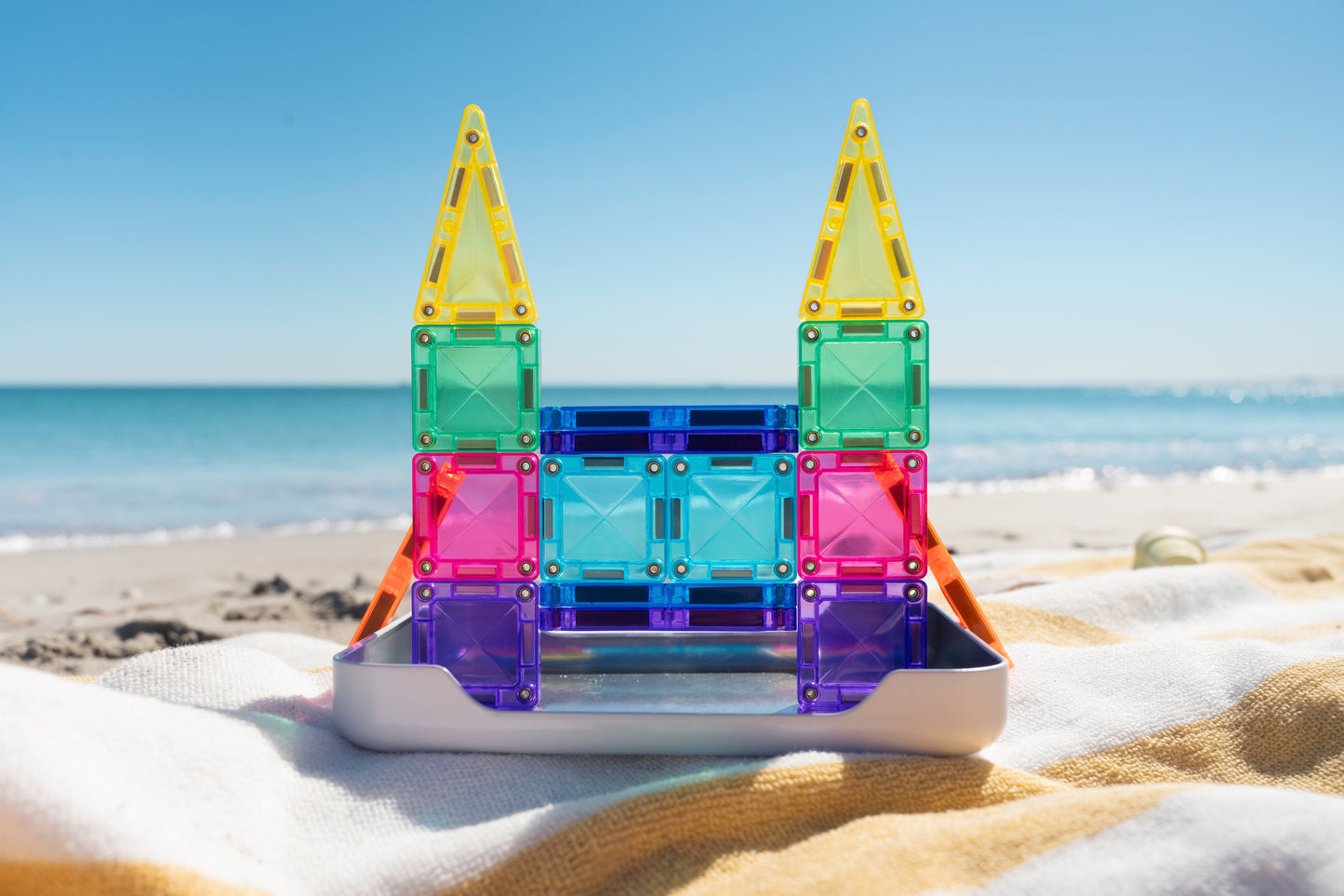 CONNETIX Magnetic Tiles Travel Mini Pack 32 Piezas