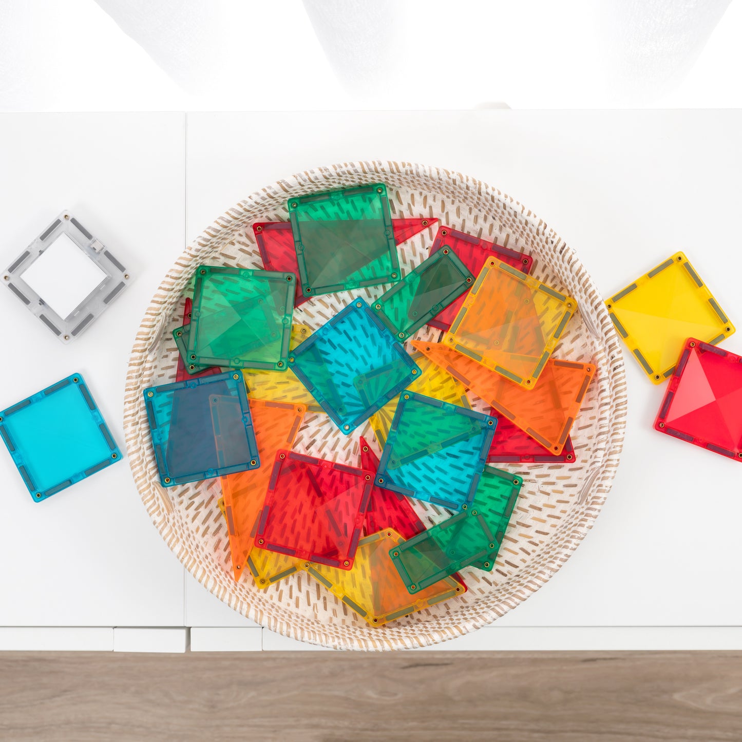 CONNETIX Magnetic Tiles Light Rocket Pack 30 Piezas