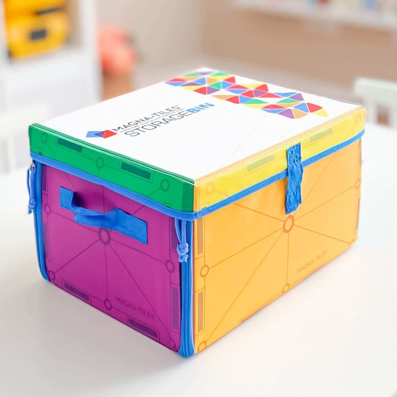 MAGNA-TILES® Storage Bin & Interactive Play-mat
