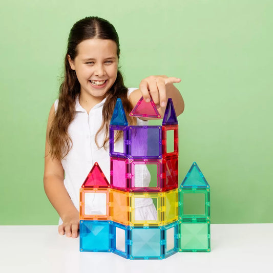 CONNETIX Magnetic Tiles Bright Essentials Pack 24 Piezas
