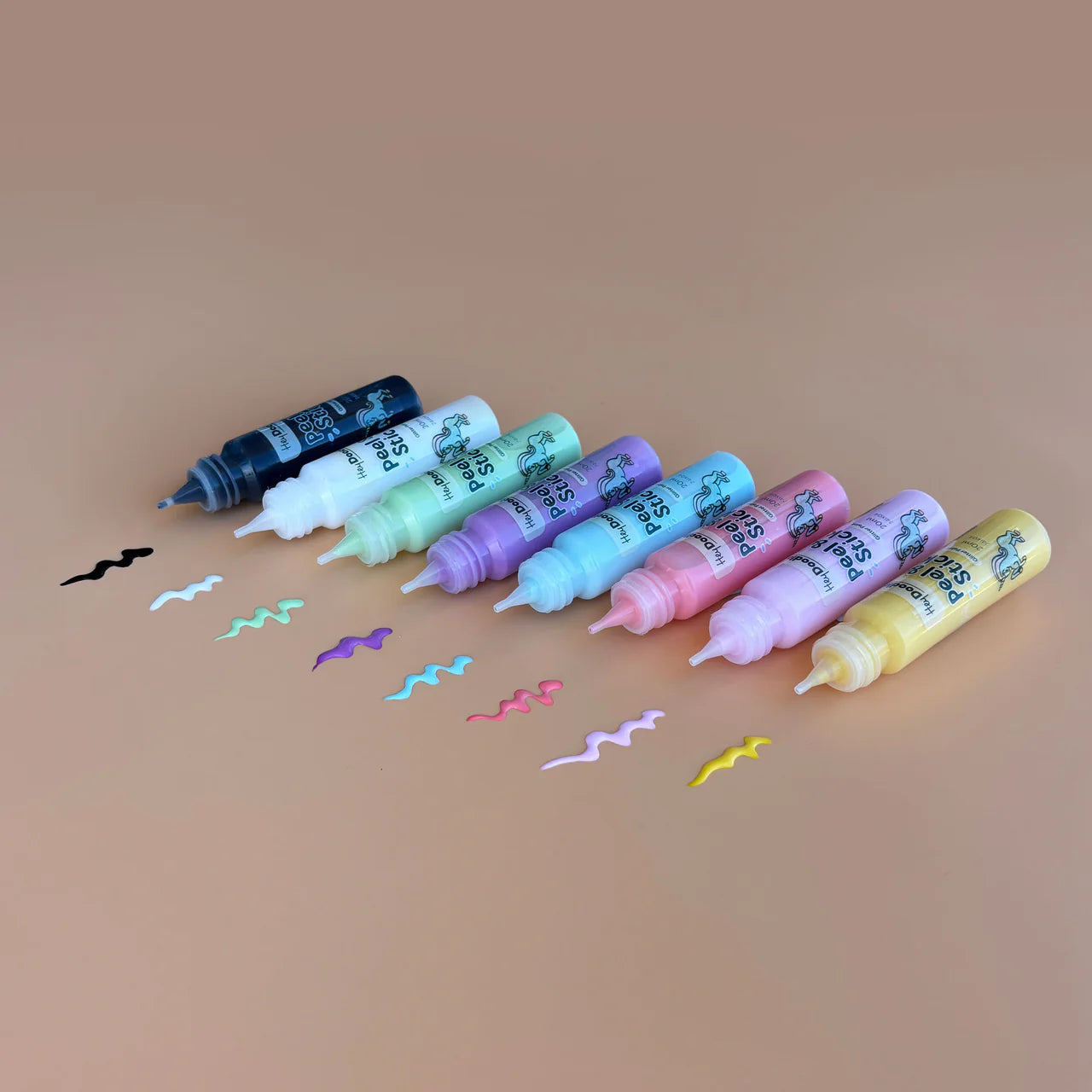 Glitter Peel & Stick Paint - Easy Peel and Stickable Colors