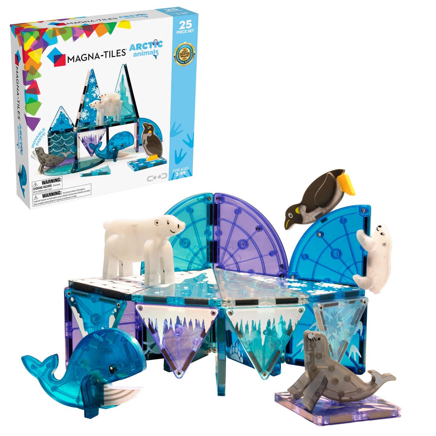MAGNA-TILES® Arctic Animals 25-Piece Set
